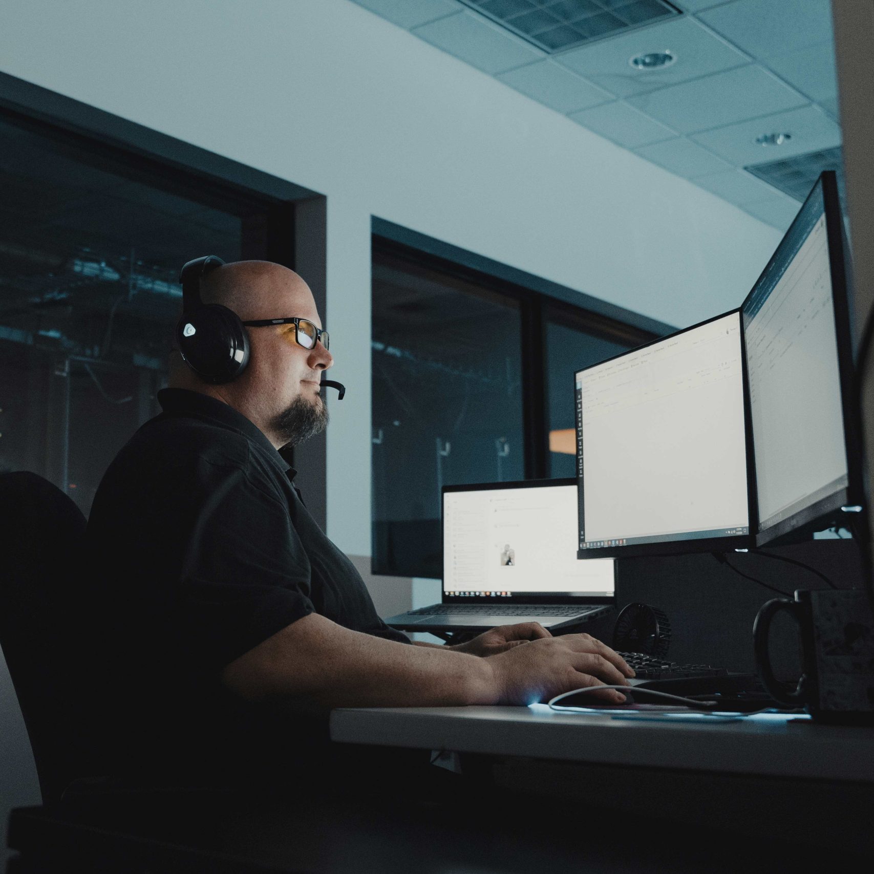 A member of our cloud and hosting services team.