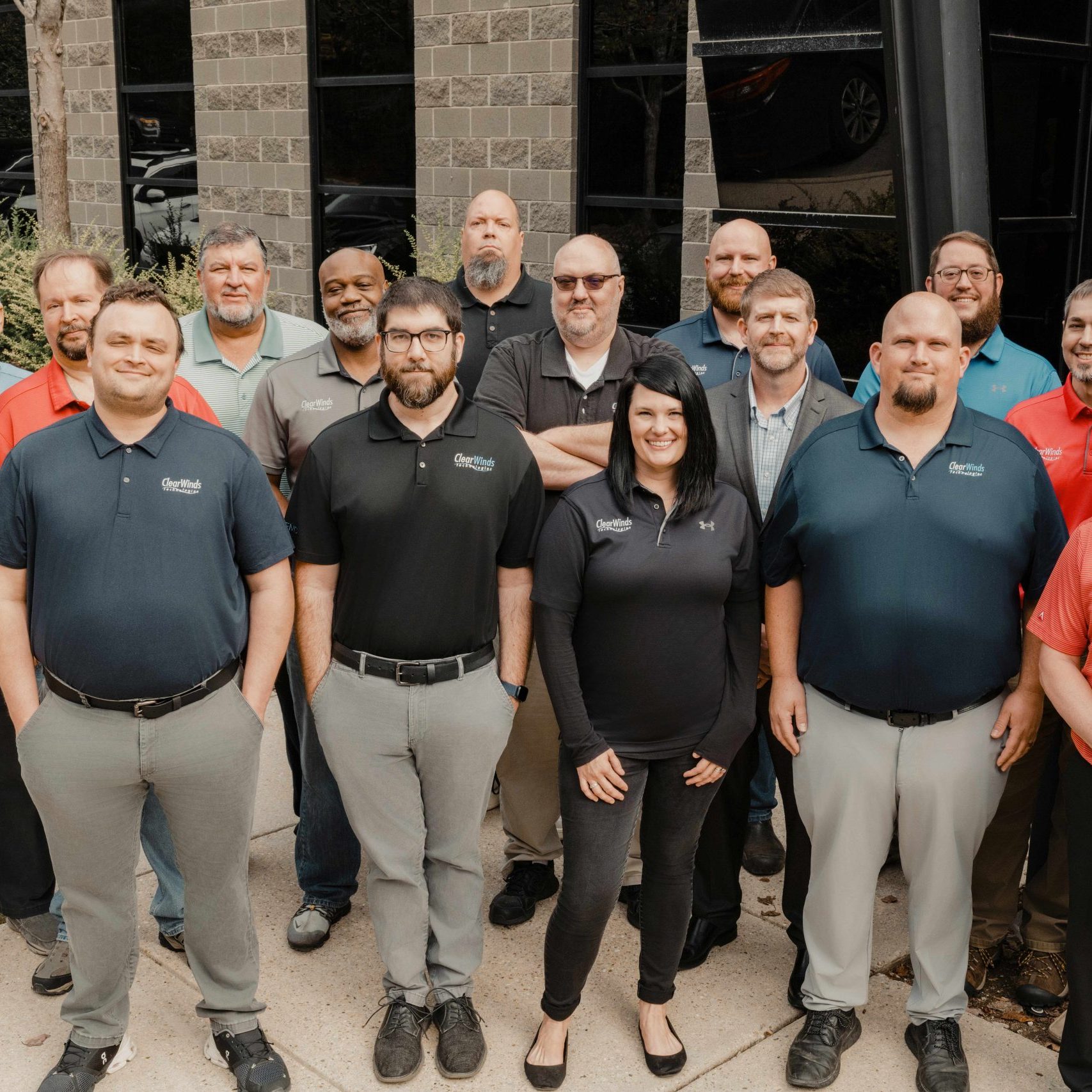 Members of the Clear Winds cloud backup team.