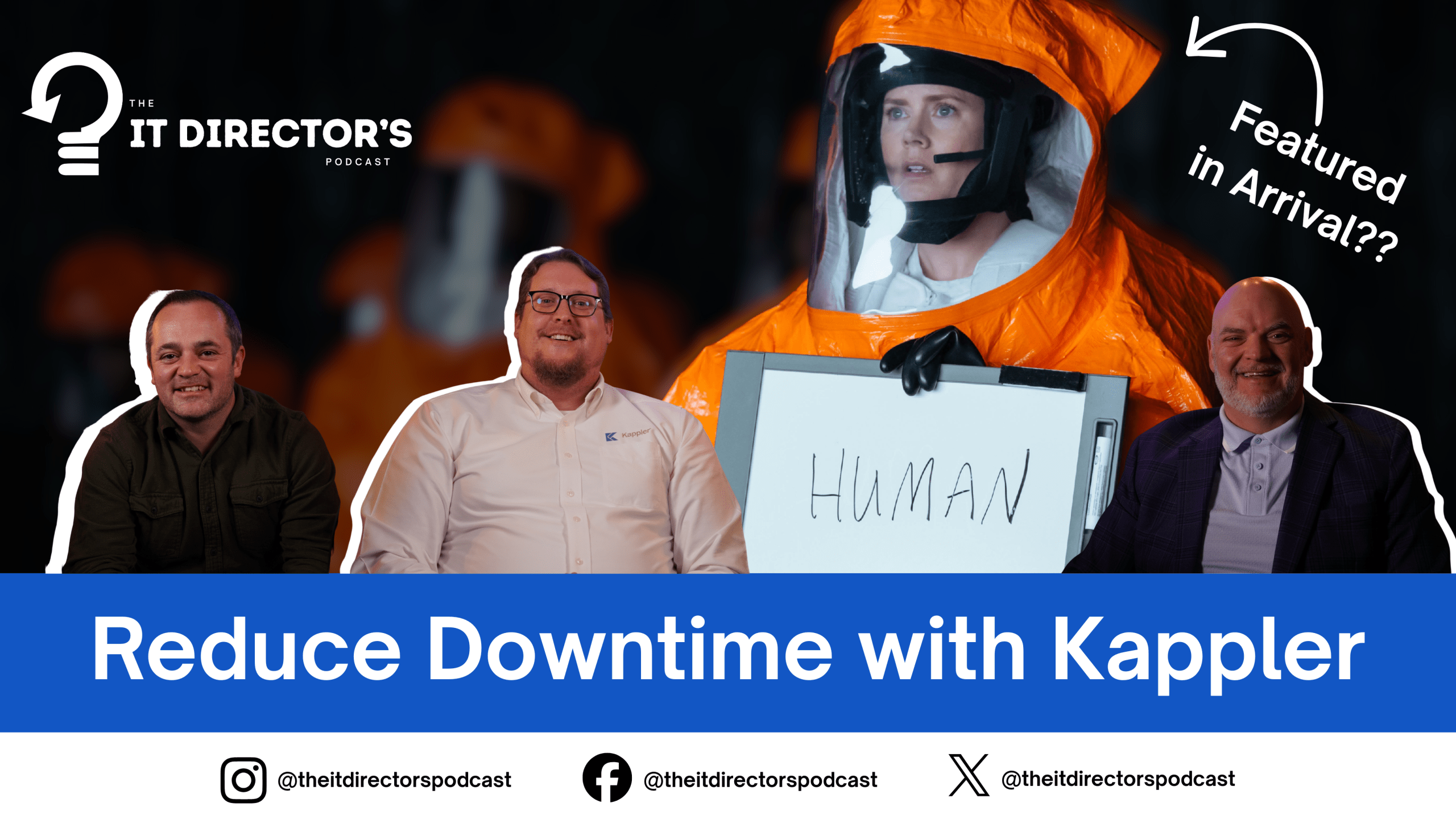 Thumbnail for the Reduce Downtime episode of the IT Director's Podcast.